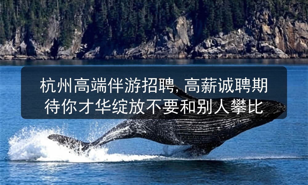 杭州高端伴游招聘,高薪诚聘期待你才华绽放不要和别人